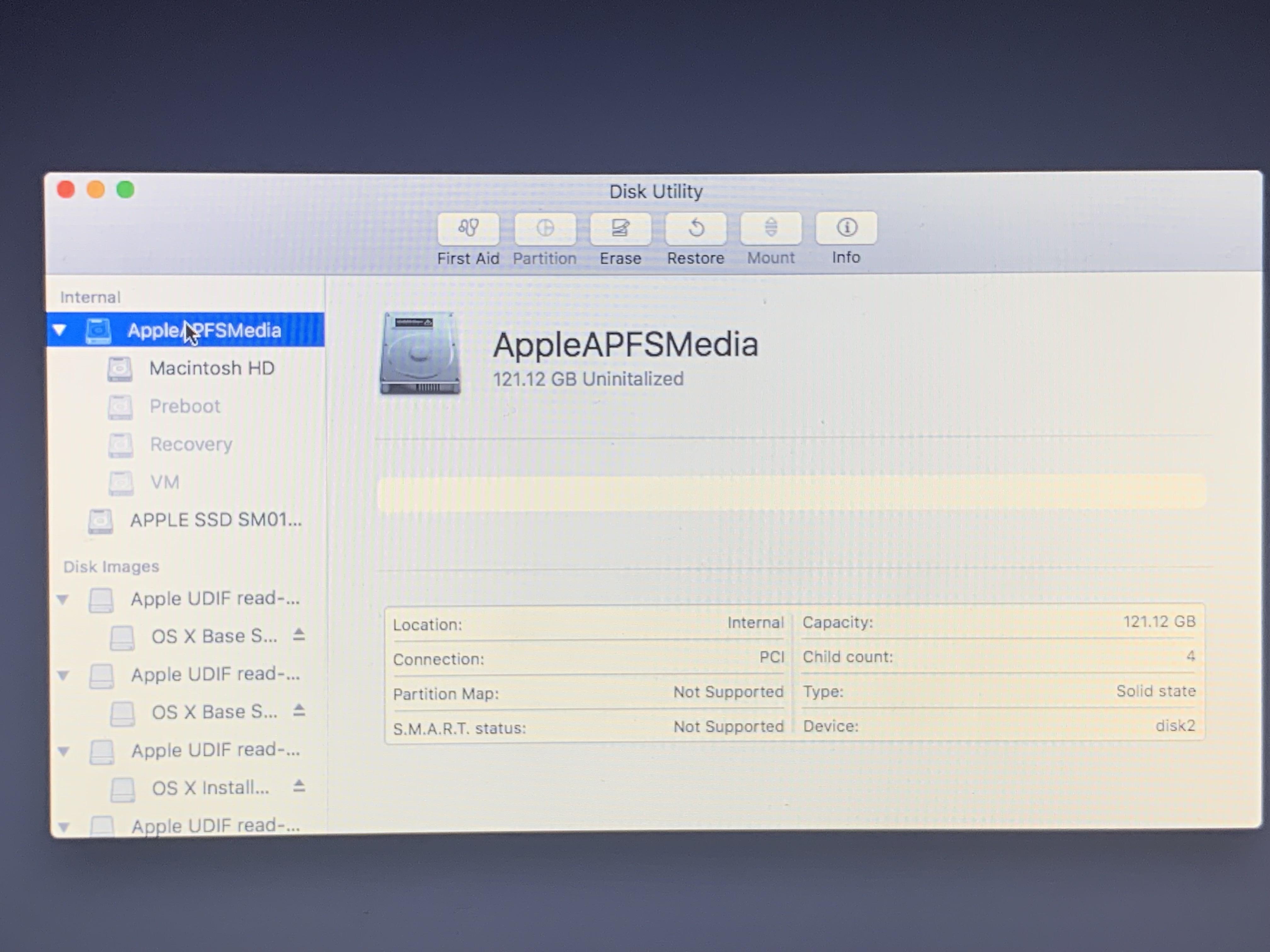 preparing new hard drive for mac os install